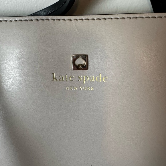 Kate Spade New York Sawyer Street Tori Colorblock Tote Bag - Cream & Black - Picture 2 of 11